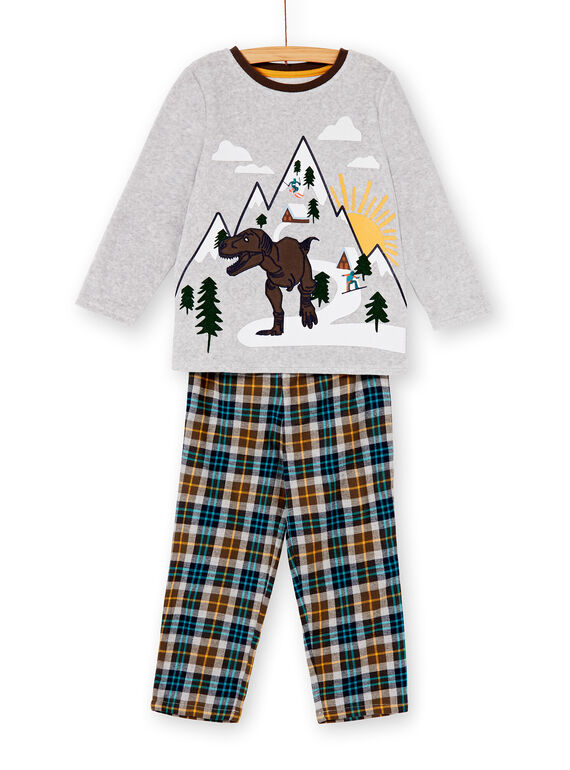 Pyjama enfant garçon motif dinosaure KEGOPYJSKI / 20WH12C4PYJJ922